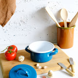 Emaye Mini Tencere 12 cm Petrol