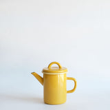 Emaye Silindir Demlik 850 ml Sarı