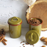 Emaye Baharatlık 850 ml Haki