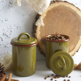 Emaye Baharatlık 850 ml Haki