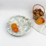 Emaye Tabak 26cm - Mermer Desen