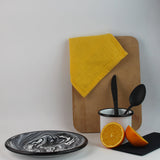 Emaye Siyah Mermer Desen Tabak 21cm