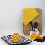 Emaye Siyah Mermer Desen Tepsi V3