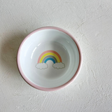 Emaye Üçlü Çocuk Set - Gökkuşağı Desen