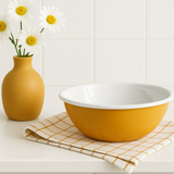 Emaye Kase 26 cm A. Sarı