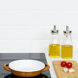 Emaye Sahan 18 cm  A. Kahve