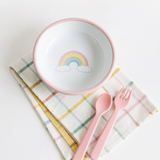 Emaye Kase 12 cm Gökkuşağı Desen Çocuk Kase