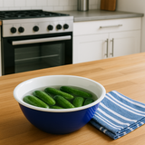 Emaye Kase 26 cm K. Lacivert