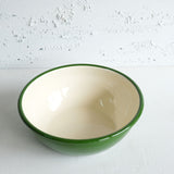 Emaye Kase 26 cm Z. Yeşil - Bal