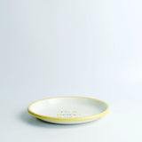 Emaye Tabak 18cm It's a Good Day Desen - Sarı