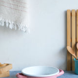 Emaye Sahan 16 cm Pembe