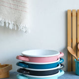 Emaye Sahan 16 cm Pembe