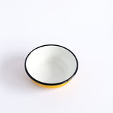 Emaye Kase 14 cm Altın Sarı