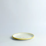 Emaye Tabak 16cm Be Happy Desen - Sarı