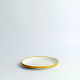 Emaye Tabak 16cm Be Happy Desen - Altınsarı