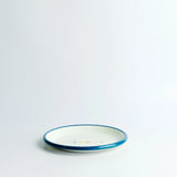 Emaye Tabak 16cm Be Happy Desen - Petrol