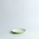 Emaye Tabak 12cm Smile Desen - Mint