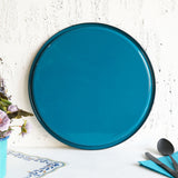 Emaye Pizza Tepsi 32 cm Petrol