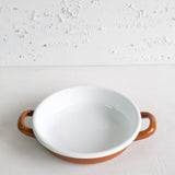 Emaye Sahan 18 cm  A. Kahve