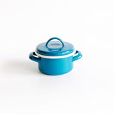 Emaye Mini Tencere 12 cm Petrol