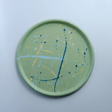 Emaye Pizza Tepsi 28cm - Mint Sıçratma