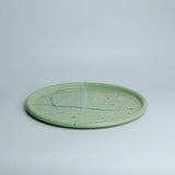 Emaye Pizza Tepsi 28cm - Mint Sıçratma