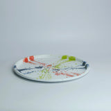 Emaye Pizza Tepsi 28cm - Beyaz Sıçratma