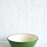 Emaye Kase 26 cm Z. Yeşil - Bal