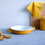 Emaye Sahan 18cm - Altın Sarı