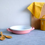 Emaye Sahan 18cm - Pembe