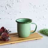 Emaye Tombul Kupa 350ml - Mint