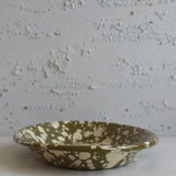 Emaye Oval Tabak - Haki