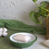 Emaye Sabunluk - Yeşil