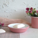 Emaye Sabunluk - Pembe