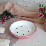 Emaye Sabunluk - Pembe