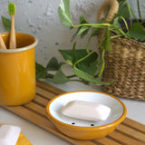 Emaye Sabunluk - Altın Sarı