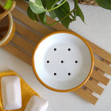 Emaye Sabunluk - Altın Sarı