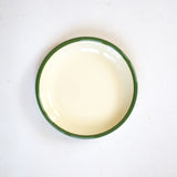 Emaye Tabak 18cm - Bal & Zeytin Yeşili