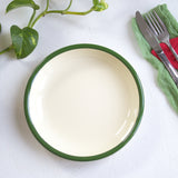 Emaye Tabak 18cm - Bal & Zeytin Yeşili