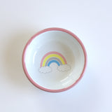 Emaye Kase 12 cm Gökkuşağı Desen Çocuk Kase
