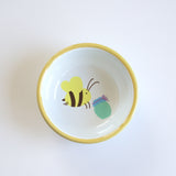 Emaye Kase 12 cm Arı Desen Çocuk Kase