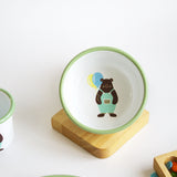 Emaye Kase 12 cm Ayıcık Desen Çocuk Kase