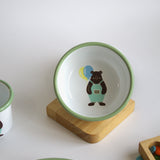 Emaye Üçlü Çocuk Set - Ayıcık Desen