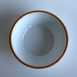 Emaye Kase 26cm - Altın Sarı & Beyaz