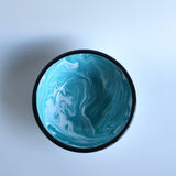 Emaye Turkuaz Mermer Desen Kase 20 cm