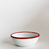 Emaye Kase 16cm - Kırmızı