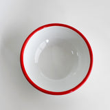 Emaye Kase 16cm - Kırmızı