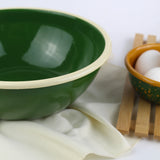 Emaye Kase 26cm - Yeşil