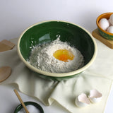 Emaye Kase 26cm - Yeşil