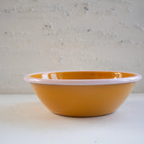 Emaye Kase 20cm - Altın Sarı
